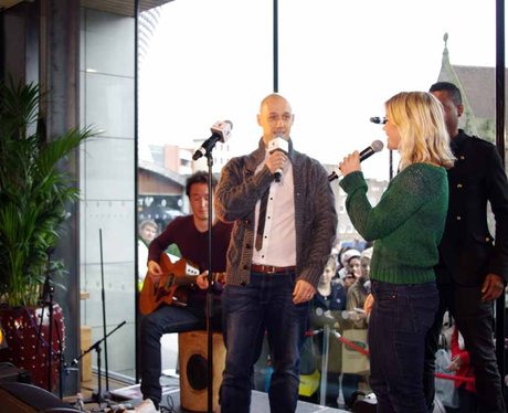 Olly Murs and Guests at Nandos