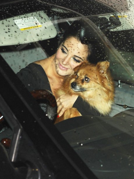 Tulisa and her dog