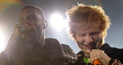 Wretch 32 and Ed Sheeran live at the 2011 Jingle B