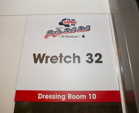 Wretch 32's Dressing Room Backstage At The 2011 Jingle Bell Ball