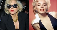 Lady Gaga and Marilyn Monroe