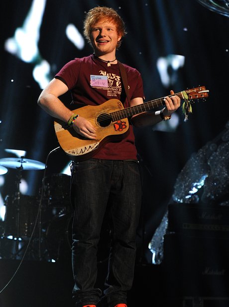 Ed Sheeran performing during T4's Stars of 2011