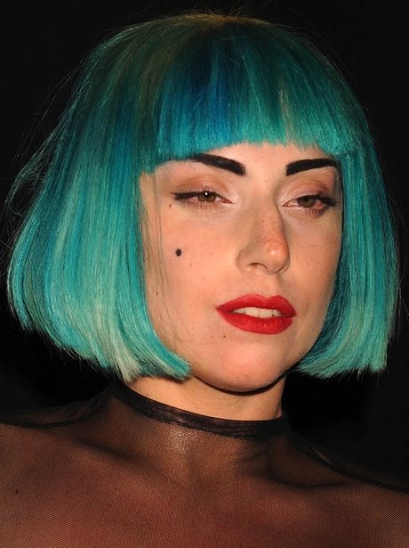 Lady Gaga Goes Short And Blue With A Vibrant Bob - Lady Gaga's Ever