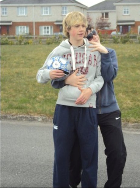 Niall Heads enjoys some football time with his pals WAY back when - Funny  One... - Capital