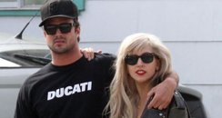 Lady gaga in california with new boyfriend