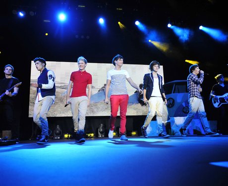 One Direction perform on their tour
