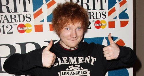 Ed Sheeran at The BRIT Awards 2012 Nominations 