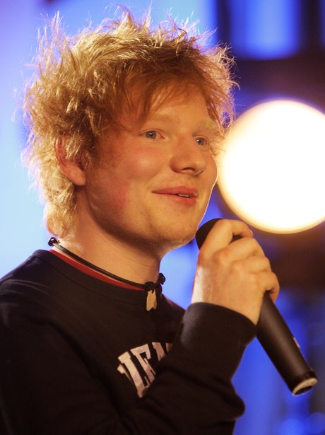Ed Sheeran performs live at the 2012 BRIT awards nominations