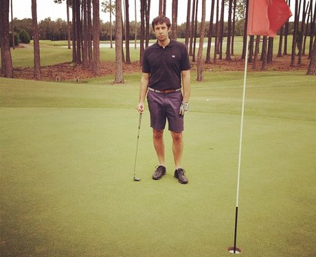 Example plays golf