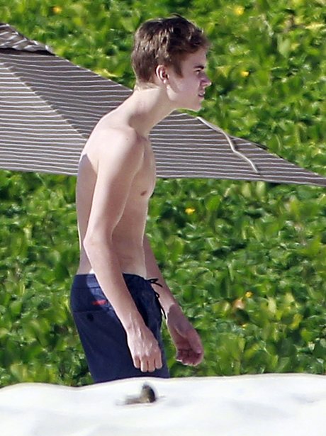 Justin Bieber on holiday