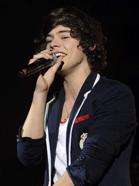 One Direction performing live in concert