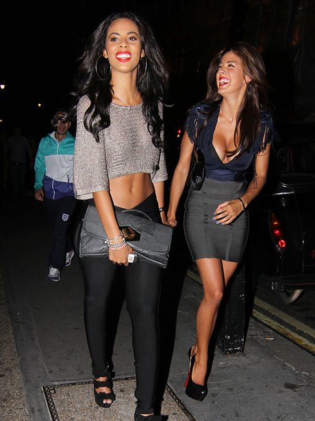 Rochelle Wiseman seen out with her friend