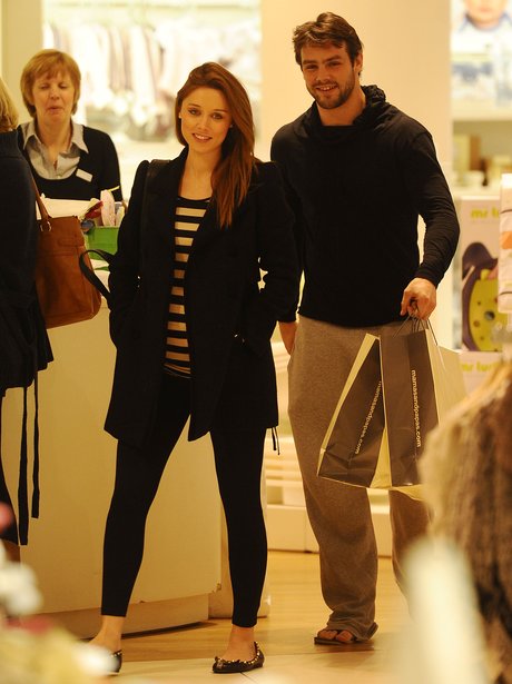 Una Healey and Ben Foden shopping