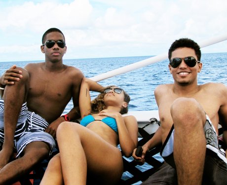Cover Drive on holiday together in Barbados