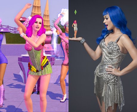 Katy Perry in The Sims 3 Showcase