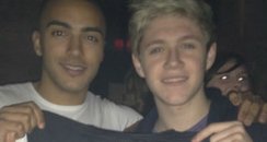 Nial of one direction with danny simpson