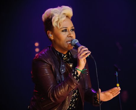 Emeli Sande live on stage.
