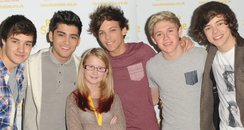 One Direction meet fans backstage
