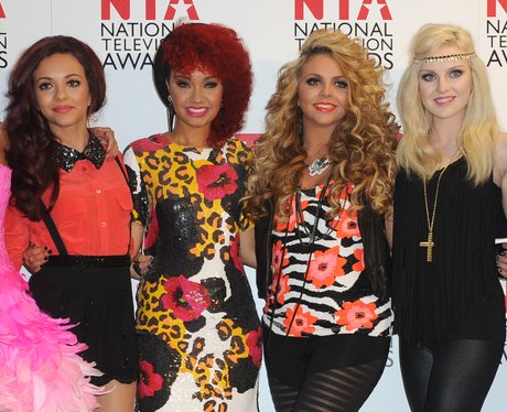 Tulisa, Little Mix and Gary Barlow