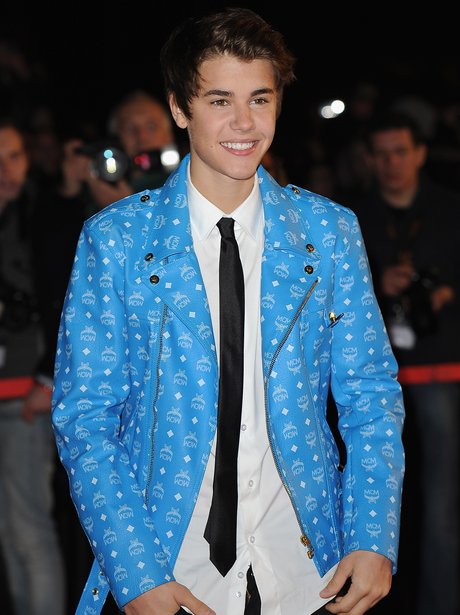Justin Bieber on the red carpet