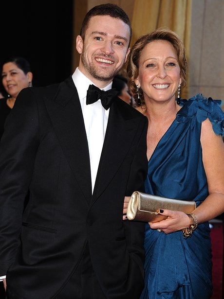 Jutsin Timberlake and his mum