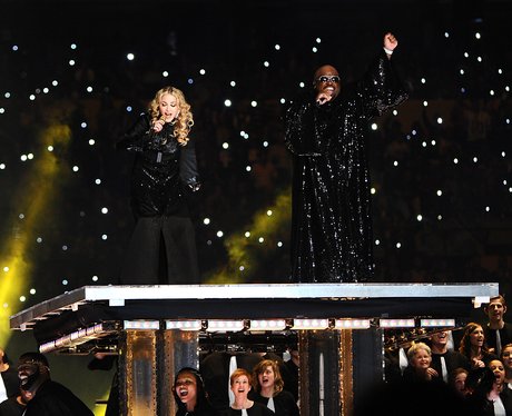 Cee Lo Green and Madonna Super bowl 2012