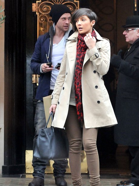 Frankie Sandford with boyfriend Wayne Bridge