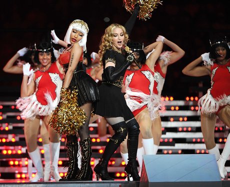 Madonna and Nicki Minaj Super Bowl 2012