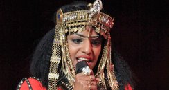 Madonna performs at Super Bowl 2012