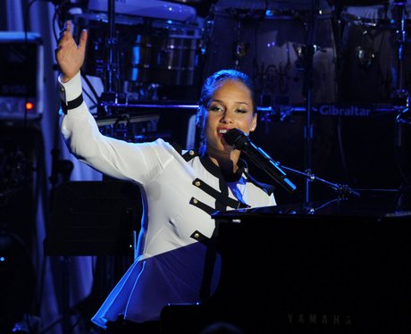 Alicia Keys pre Grammy Awards 2012
