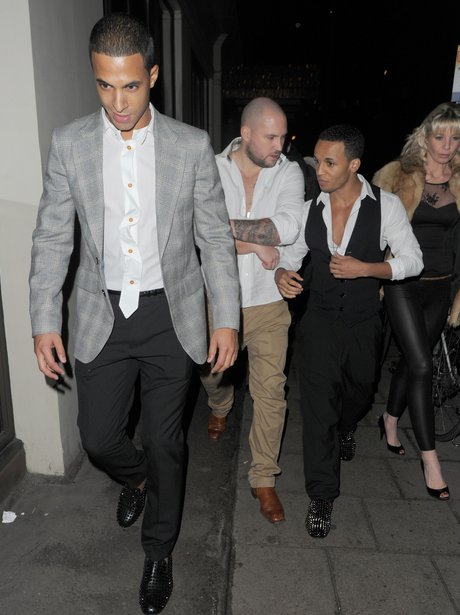JLS out in London