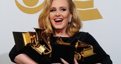 Adele at the Grammy Awards