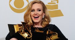 Adele at the Grammy Awards