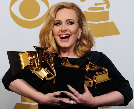 Adele at the Grammy Awards