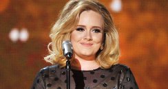 Adele performs at Grammy Awards 2012