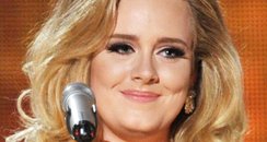 Adele performs at Grammy Awards 2012