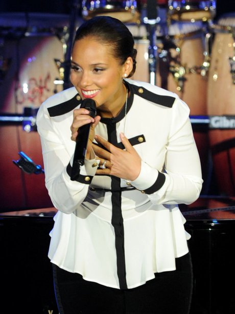 Alicia Keys pre Grammy Awards 2012