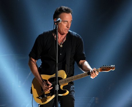 Bruce Springsteen performs at Grammy Awards
