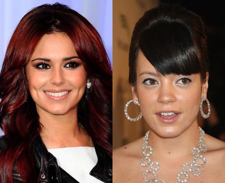 Cheryl Cole and Lilly Allen