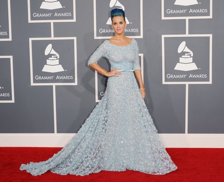 Katy Perry on the red carpet at Grammy Awards