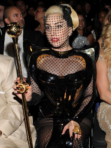 Lady Gaga at the Grammy Awards 2012