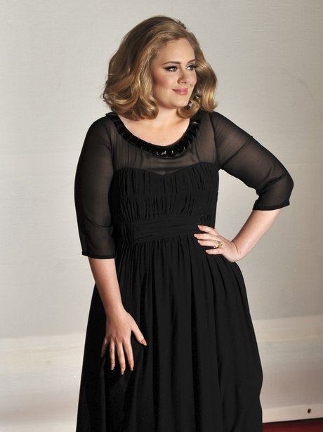 Adele arrives at the BRIT Awards 2012