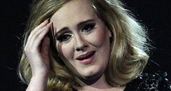 Adele collects the MasterCard British Album of the