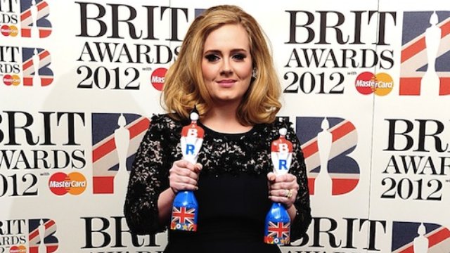 Adele BRIT Awards 2012
