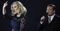 Adele at the BRIT Awards 2012