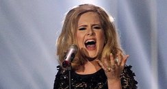 Adele performs live at the BRITS