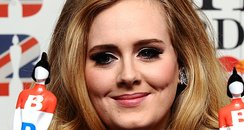 Adele at the BRIT Awards 2012