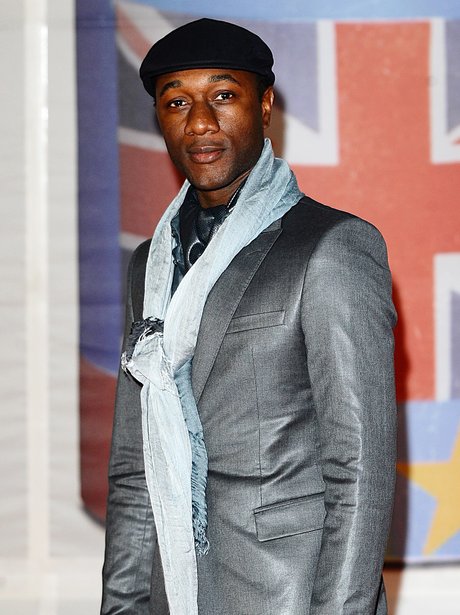 Aloe Blacc arrives at the  BRIT Awards 2012