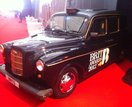 Backstage At The Brit Awards 2012