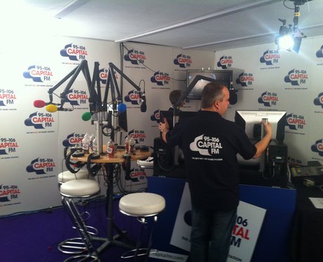 Backstage At The Brit Awards 2012